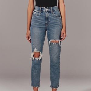 Abercrombie and Fitch high rise mom jeans